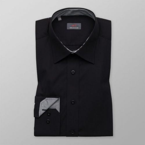 Košeľa Slim Fit čiernej farby (výška 176 - 182) 10825