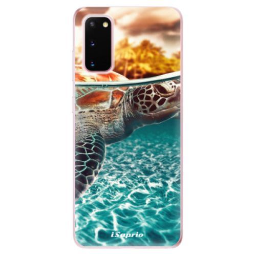Odolné silikónové puzdro iSaprio - Turtle 01 - Samsung Galaxy S20
