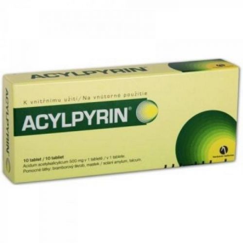 ACYLPYRIN tbl 500 mg (blis. Al/PVC) 1x10 ks