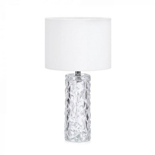 Biela stolová lampa Markslöjd Madame