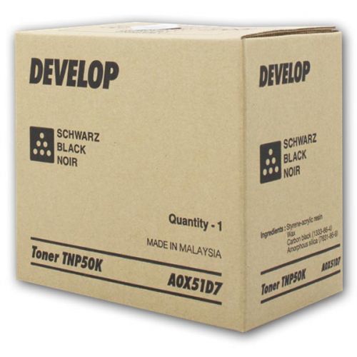Develop originál toner A0X51D7, black, 5000str., TNP-50K, Develop Ineo +3100P