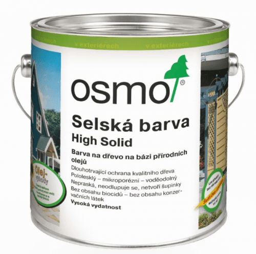 OSMO Color OSMO Priemyselná vidiecka farba pre aplikáciu striekaním - 5731 - biely mat - 2,5 L