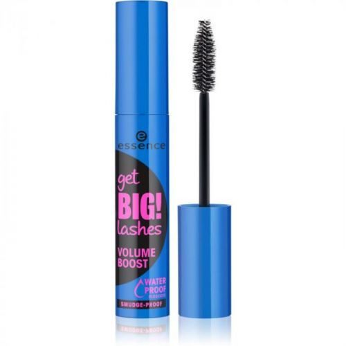 Essence Get Big! Lashes vodeodolná riasenka pre objem odtieň 01 Black 12 ml