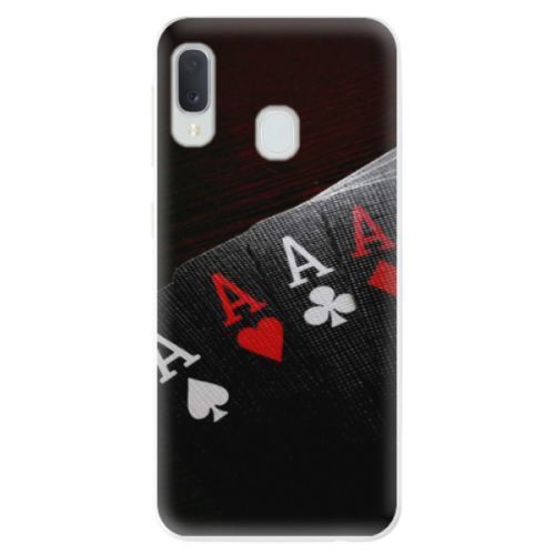 Odolné silikónové puzdro iSaprio - Poker - Samsung Galaxy A20e