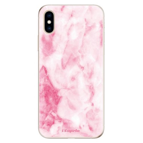 Odolné silikónové puzdro iSaprio - RoseMarble 16 - iPhone XS