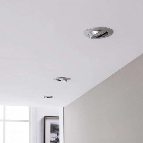 Zapustené LED svetlo Andrej, okrúhle hliník sada 3