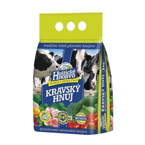 Hoštické hnojivo - Kravský hnoj 3 kg