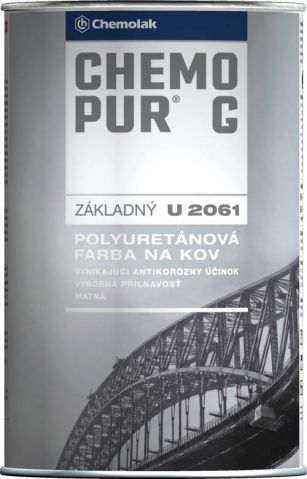 Chemolak U 2061 CHEMOPUR G - polyuretánová základná farba - 0840 - červenohnedá - 5 Kg