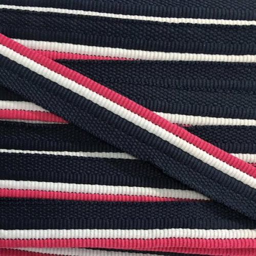 Paspulka Trio fuchsia/dark blue
