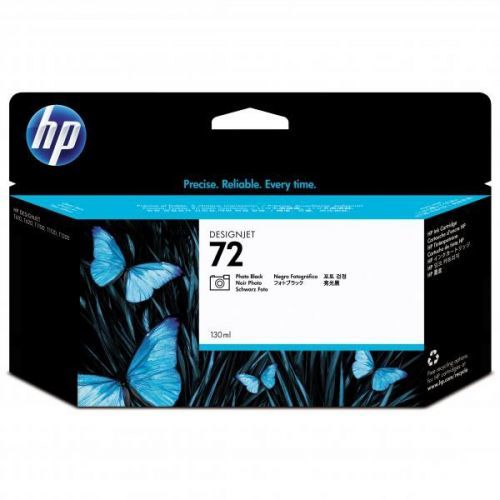 HP originál ink C9370A, HP 72, photo black, 130ml, HP Designjet T1100, T770