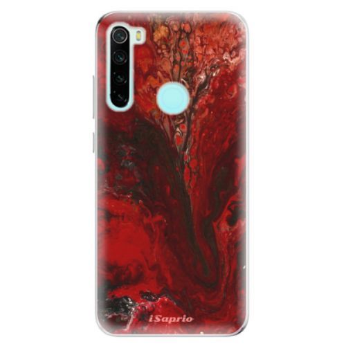 Odolné silikónové puzdro iSaprio - RedMarble 17 - Xiaomi Redmi Note 8