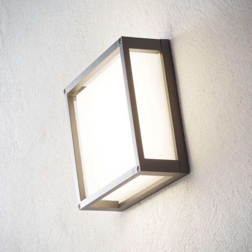 Štvorcové vonkajšie nástenné svietidlo Aurelien