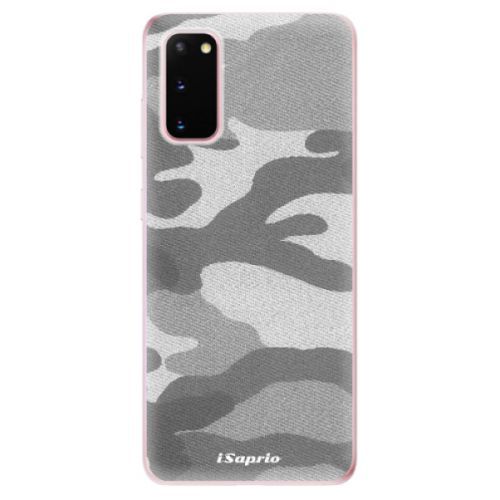 Odolné silikónové puzdro iSaprio - Gray Camuflage 02 - Samsung Galaxy S20