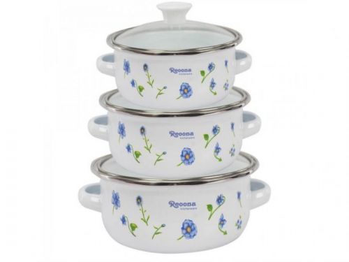 Sada radlíkov smalt 3-dielna N