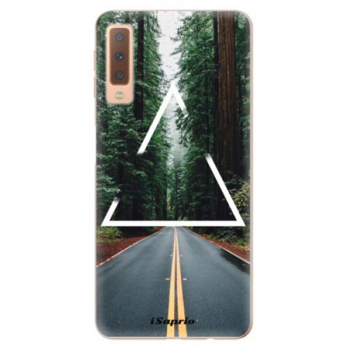 Odolné silikónové puzdro iSaprio - Triangle 01 - Samsung Galaxy A7 (2018)