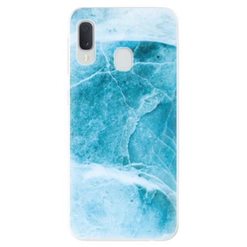 Odolné silikónové puzdro iSaprio - Blue Marble - Samsung Galaxy A20e