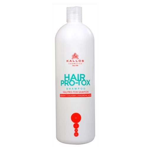 Kallos Regeneračný šampón s keratínom a kyselinou hyaluronovou KJMN (Hair Pro-Tox Shampoo) 500 ml