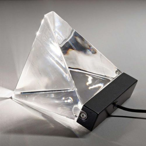 Fabbian Tripla – stolná lampa LED, antracit