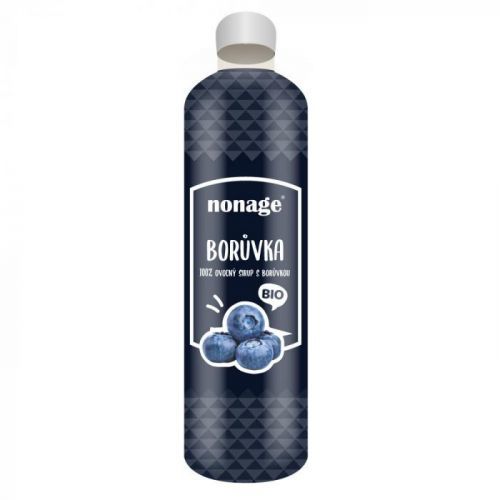 NONAGE Čučoriedkový ovocný sirup BIO 330 ml