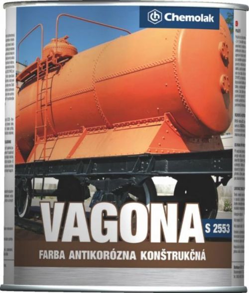Chemolak S 2553 VAGONA Pololesk- miešanie na objednávku - 1000 - biela - 5 kg