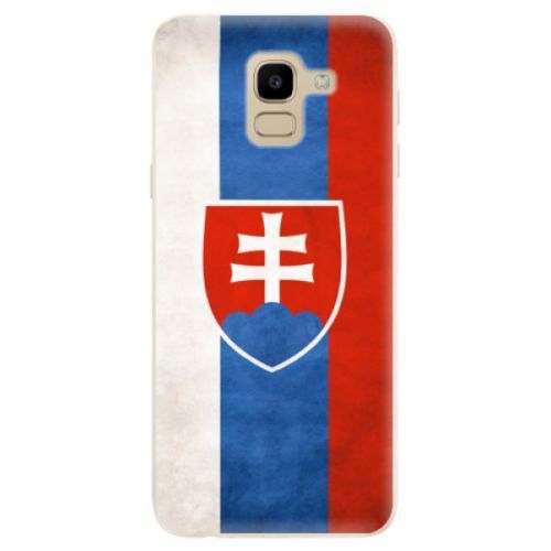 Odolné silikónové puzdro iSaprio - Slovakia Flag - Samsung Galaxy J6
