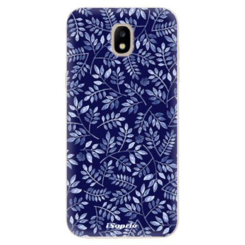 Odolné silikónové puzdro iSaprio - Blue Leaves 05 - Samsung Galaxy J5 2017