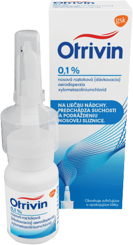 Otrivin 0,1 % nosová roztoková aerodisperzia 10ml