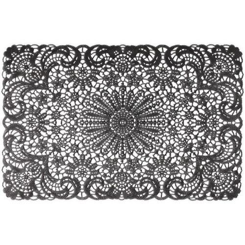 Podložka lace, 45x30cm kol čierna ar-mata-lace-czar