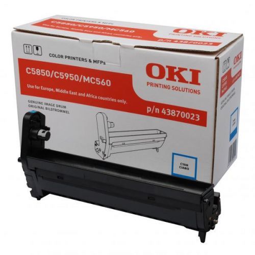 OKI originál válec 43870023, cyan, 20000str., OKI C5850, 5950, MC560, MC560n, MC560dn