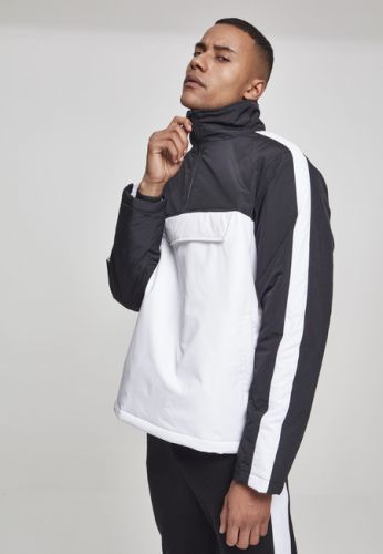 Urban Classics 2-Tone Padded Pull Over Jacket white/black - S