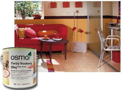 OSMO Color OSMO Tvrdý voskový olej Original na podlahy - farebný - 3075 - čierna - 0,75 L