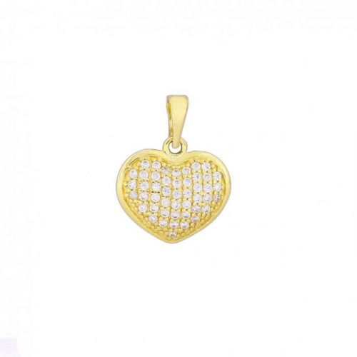 Zlatý prívesok HEART