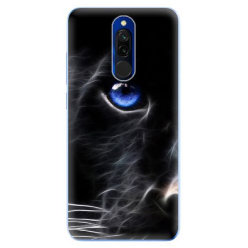 Odolné silikónové puzdro iSaprio - Black Puma - Xiaomi Redmi 8