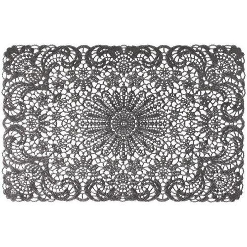 Podložka lace 45x30cm kol šedá ar-mata-lace-szar