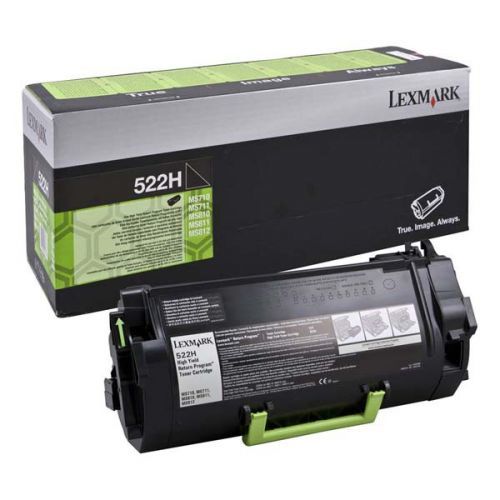 Lexmark originál toner 52D2H0E, black, 25000str., 522HE, Lexmark MS810 de, MS810 dn