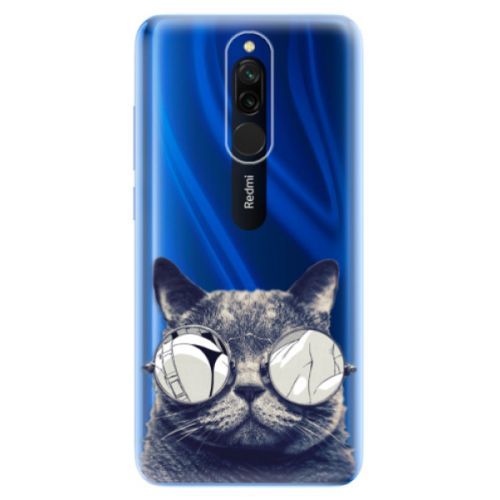 Odolné silikónové puzdro iSaprio - Crazy Cat 01 - Xiaomi Redmi 8