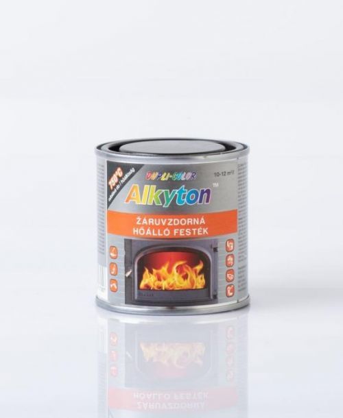 RUST OLEUM ALKYTON žiaruvzdorný 750°C - farba odolná vysokým teplotám - strieborná - 750 ml
