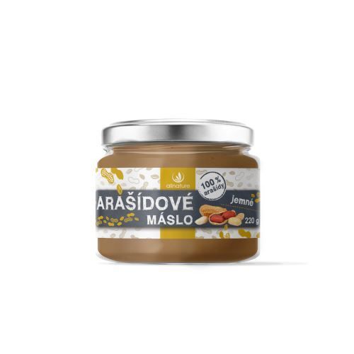 Allnature Arašidové maslo jemné 220 g