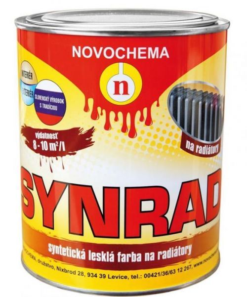 NOVOCHEMA Email SYNRAD - farba na radiatory - 1000 - biela - 5 Kg