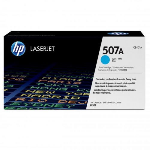 HP originál toner CE401A, cyan, 6000str., HP 507A, HP LaserJet Enterprise 500 color M551