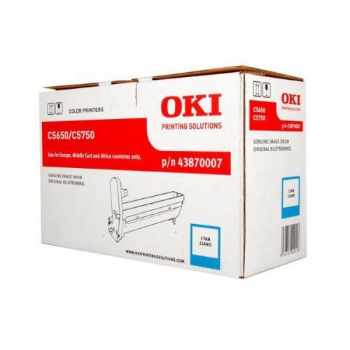 OKI originál válec 43870007, cyan, 20000str., OKI C5650, 5750