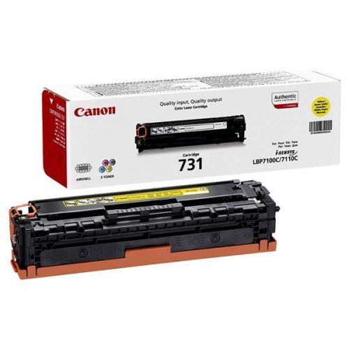 Canon originál toner CRG731, yellow, 1500str., 6269B002, Canon LBP-7100Cn, 7110Cw, MF 8280Cw
