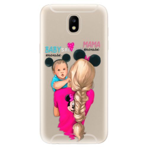 Odolné silikónové puzdro iSaprio - Mama Mouse Blonde and Boy - Samsung Galaxy J5 2017