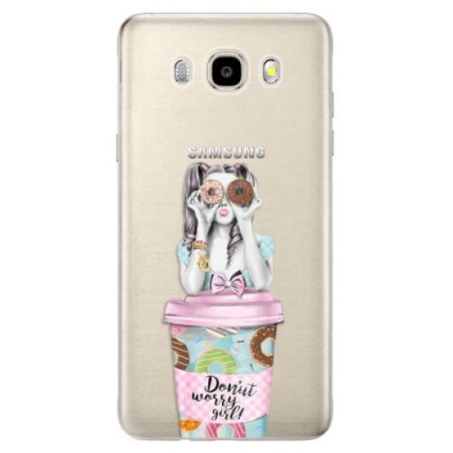Odolné silikónové puzdro iSaprio - Donut Worry - Samsung Galaxy J5 2016