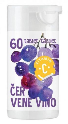 Rapeto Vitamín C 200mg - príchuť červené víno 60 tabliet