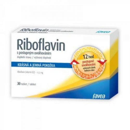 FAVEA Riboflavín 30 tabliet