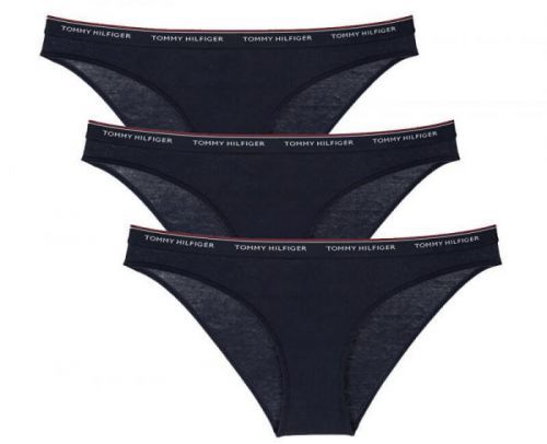 Tommy Hilfiger Sada dámskych nohavičiek Essentials 3P Bikini UW0UW00043-416 Navy Blazer/Navy Blazer/Navy Blazer XS