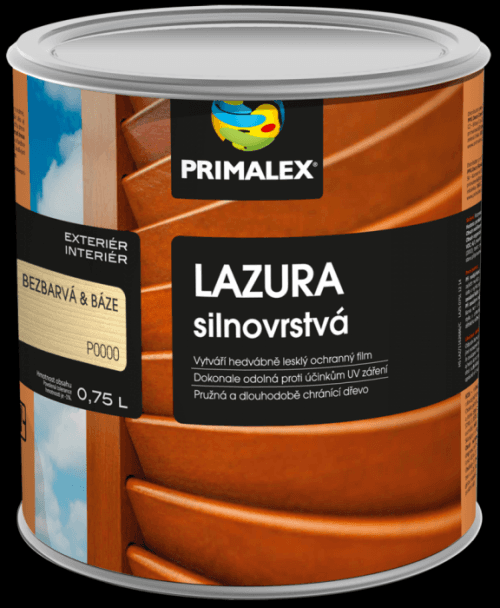 PRIMALEX Primalex hrubovrstvá lazúra na drevo - 22 - palisander - 2,5 L