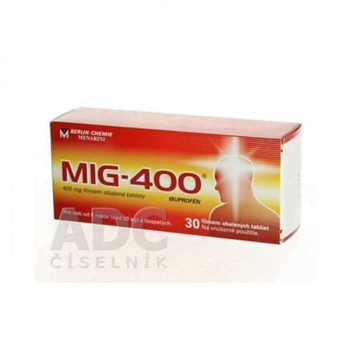 MIG-400 TBL FLM 30X400MG