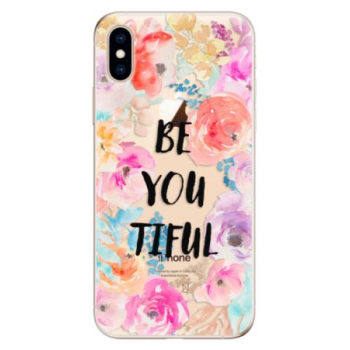 Odolné silikónové puzdro iSaprio - BeYouTiful - iPhone XS